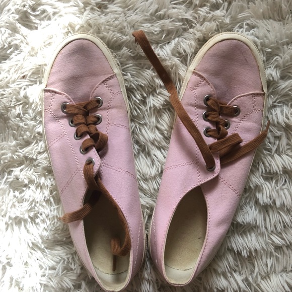 Ralph Lauren Pink Sneakers - Picture 1 of 2